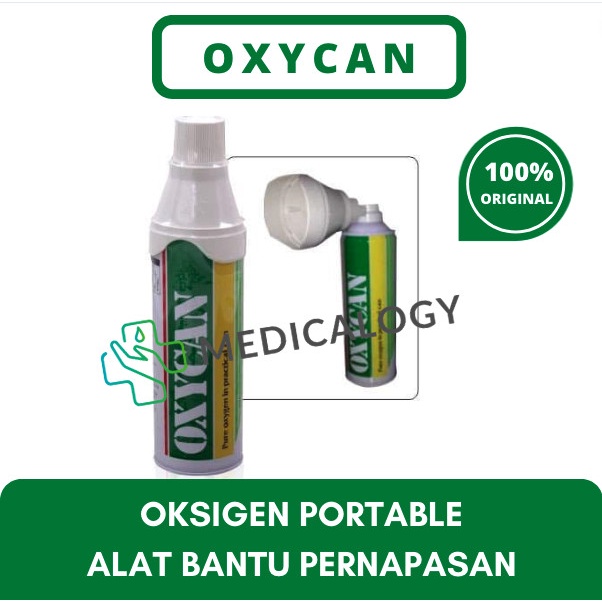 ALAT BANTU PERNAFASAN PORTABLE - OXYCAN - TABUNG OKSIGEN PORTABLE 500ml 500cc
