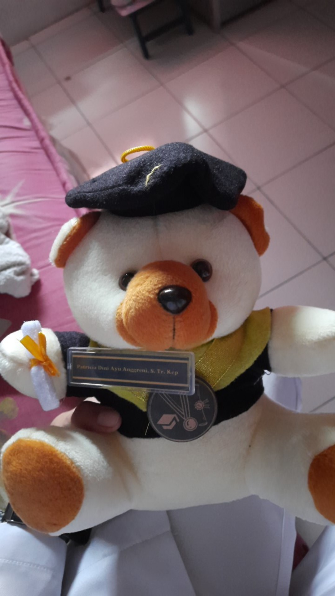 Boneka Wisuda Medium | Free Plastik Kemasan