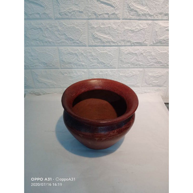 pot teracota pot keramik kecil lucu