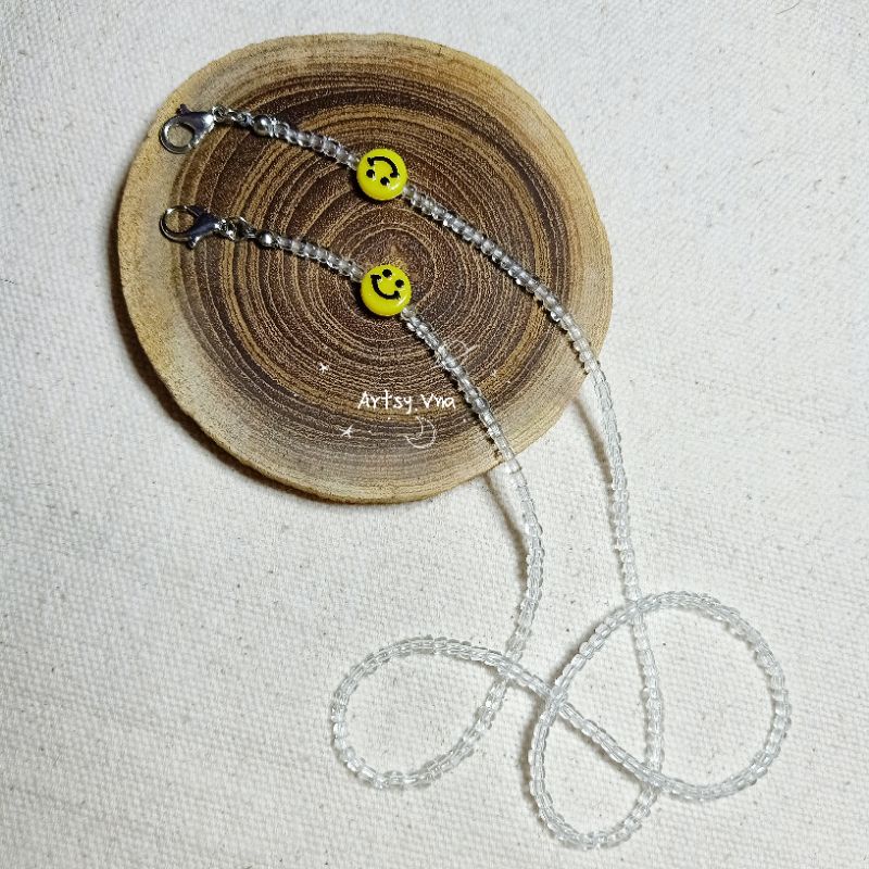 BTS Jin Smiley Mask Strap (Strap Masker BTS)