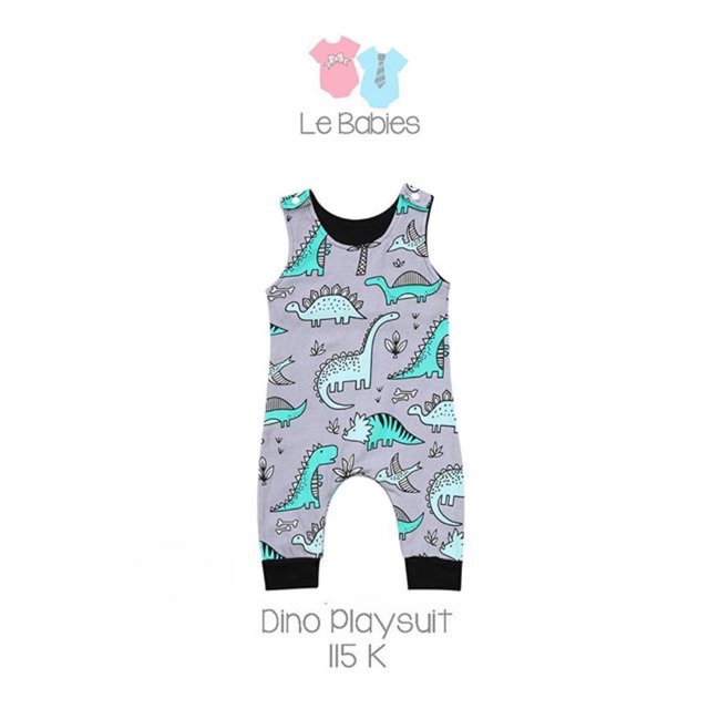 Dino playsuit