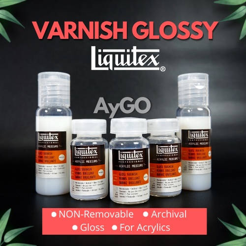 LIQUITEX VARNISH GLOSSY / VARNISH MATTE / FINISHING / VARNISH FOR ACRYLIC