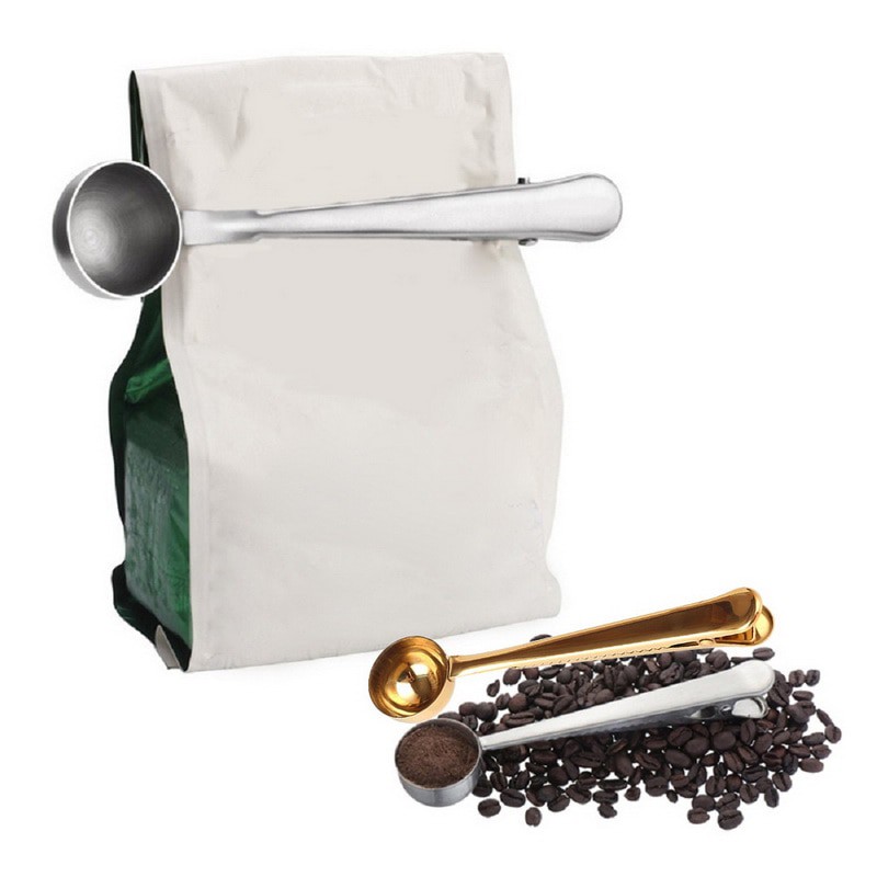 Grab Medan PGD Urijk Sendok Takar Kopi Teh Measuring Spoon Stainless Steel with Clip - G119866