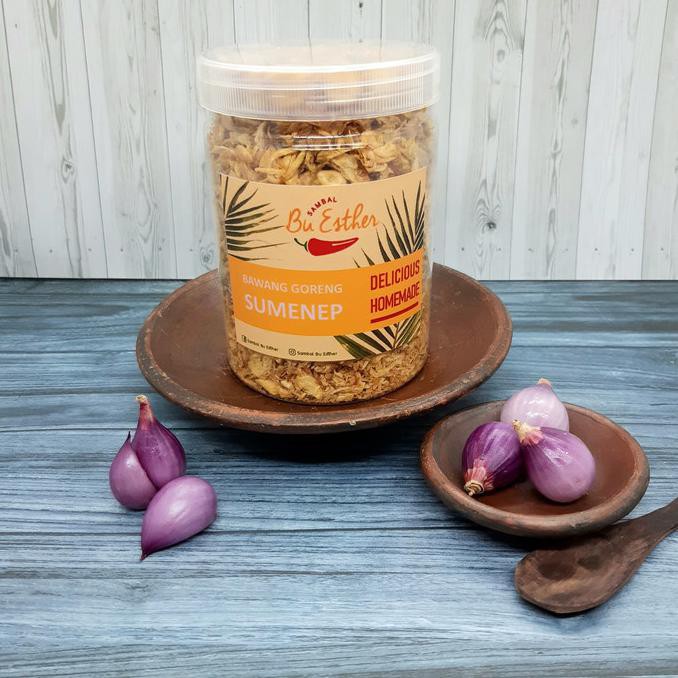 

Bawang Goreng Sumenep Premium Tanpa Tepung 200gr