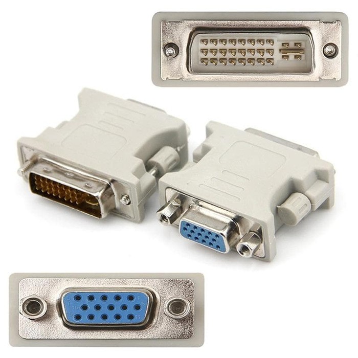 Connector Converter DVI port to VGA port Terlaris