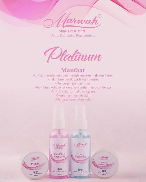 Marwah Platinum Untuk Kulit Kering Normal Skin Shopee Indonesia