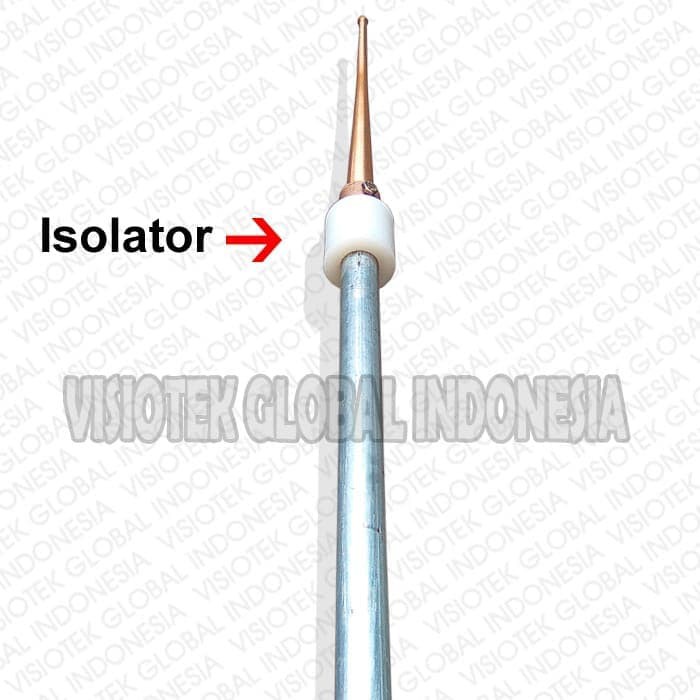 Isolator tombak penangkal petir 1 inch - Isolator Teflon Anti petir