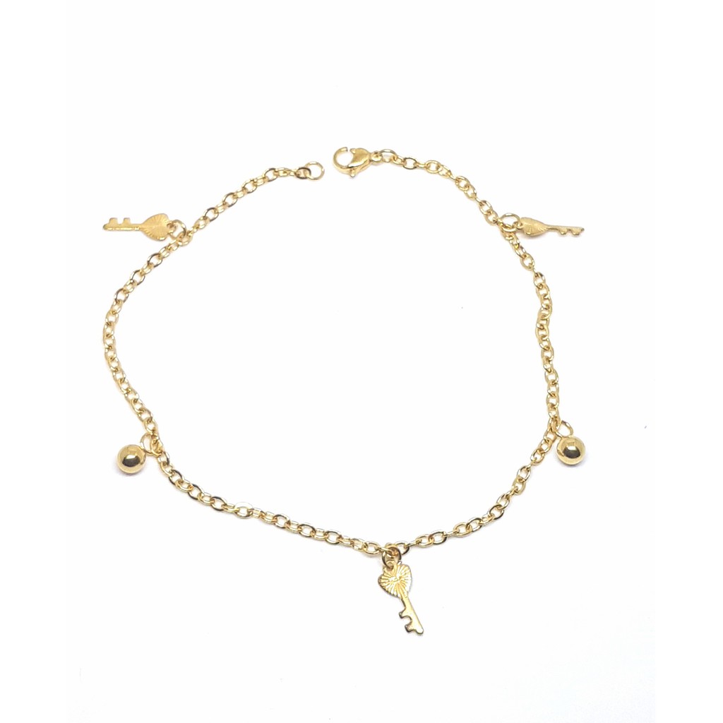 Gelang Kaki Tangan Titanium ANTI KARAT SELAMANYA PGM GK16