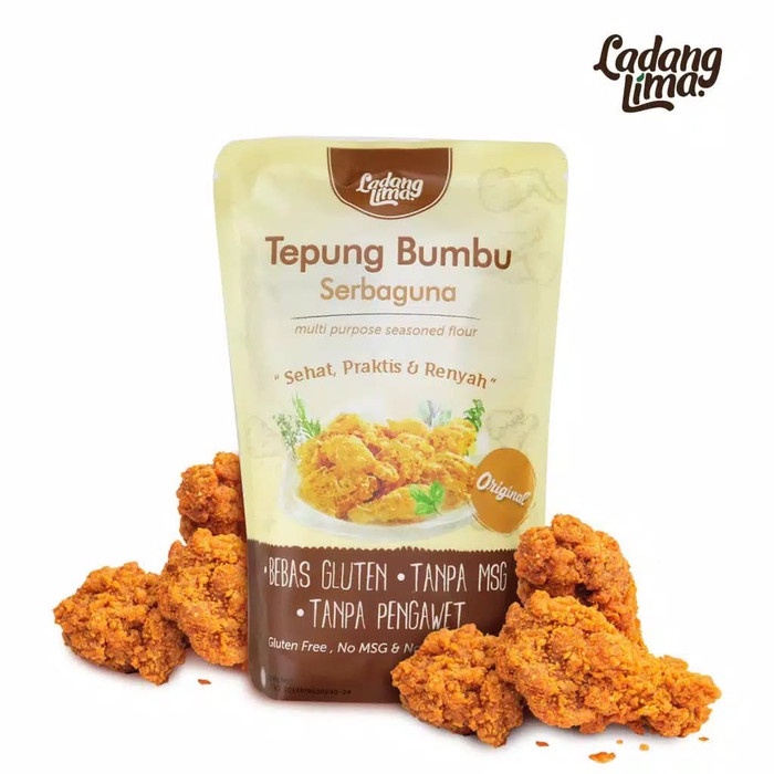 

NEW Tepung Bumbu Serbaguna Goreng Crispy Ladang Lima 150 gram