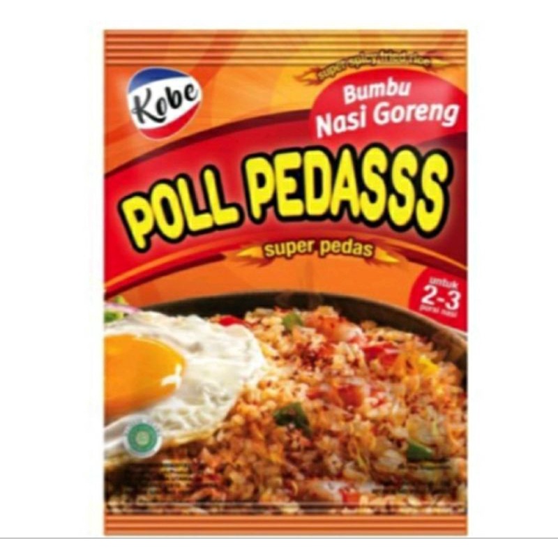 

Kobe Bumbu Nasi Goreng Poll Pedas 20gr