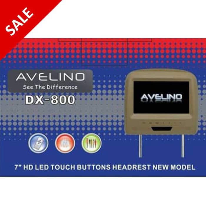 HEAD REST MONITOR 7-INCH AVELINO DX-800 HD LED