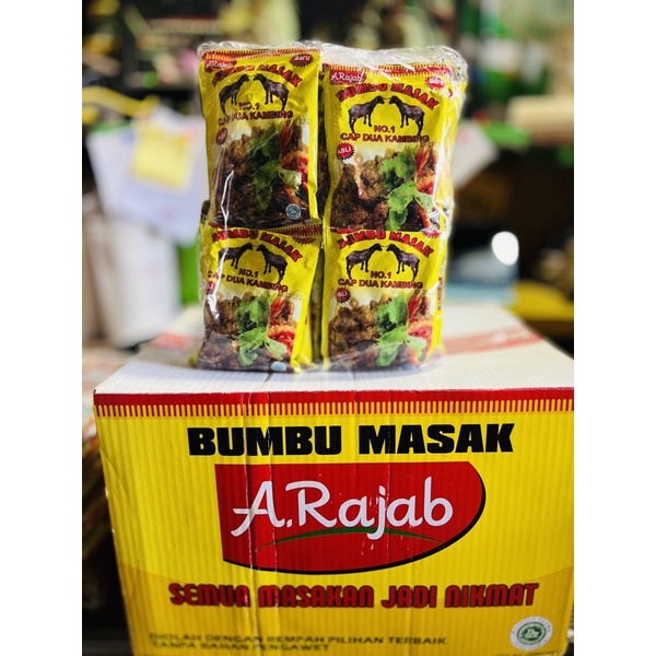 

Bumbu Cap 2 Kambing A.Rajab 1 Karton