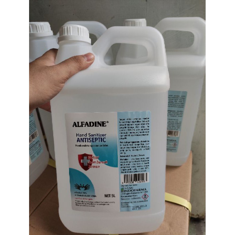 Alfadine Hand Sanitizer 5L Cair / Spray