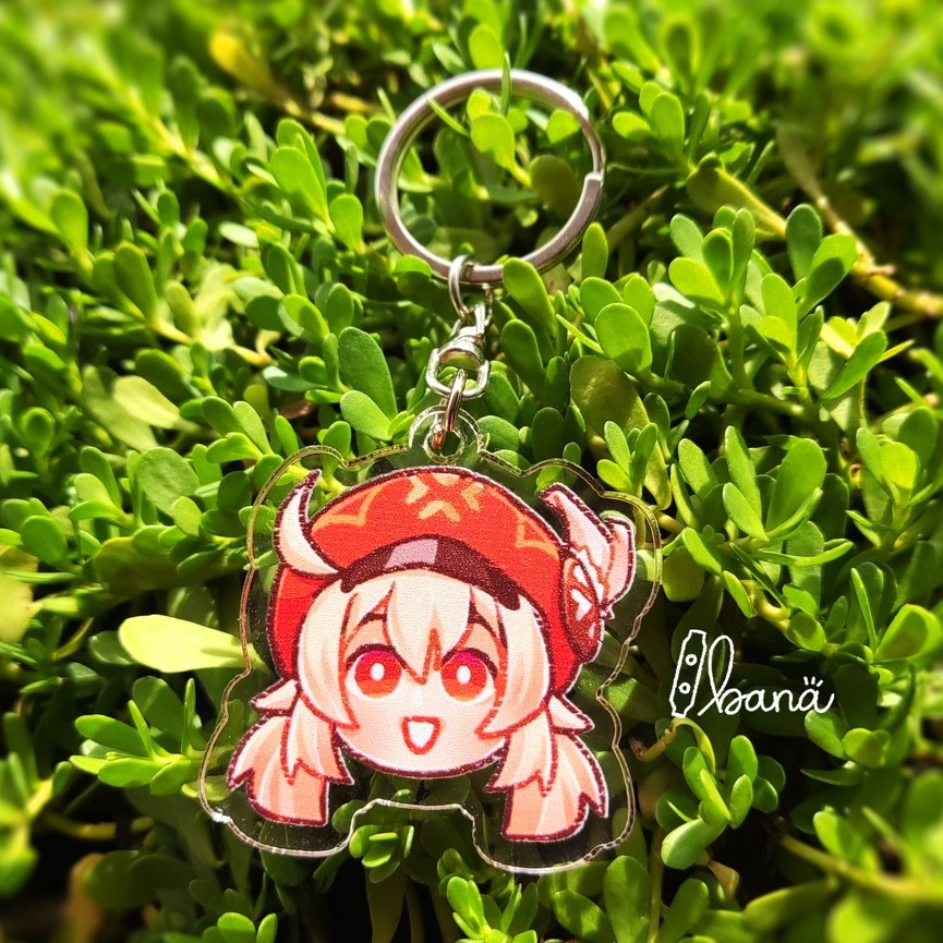 Keychain Genshin Impact Klee Gantungan Kunci Klee 2 sisi | BANA
