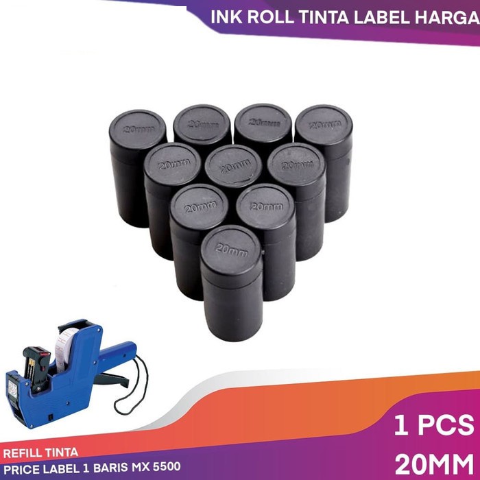 COD Tinta Label Isi ulang Price Tag Label Harga Joyko mx5500 20mm