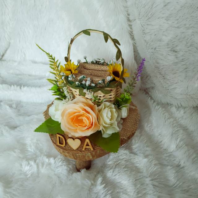 Box cincin/tempat cincin rustic/box mahar