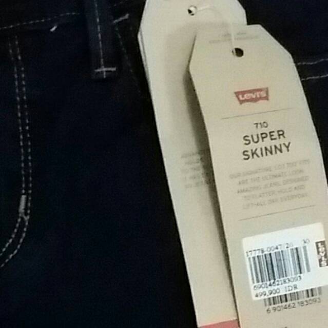 levi's 710 flawlessfx super skinny jeans