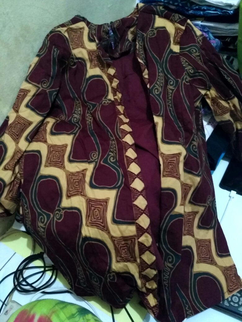 Alexa Top Standar / Jumbo / Super Jumbo - Atasan Batik Wanita Lengan Panjang