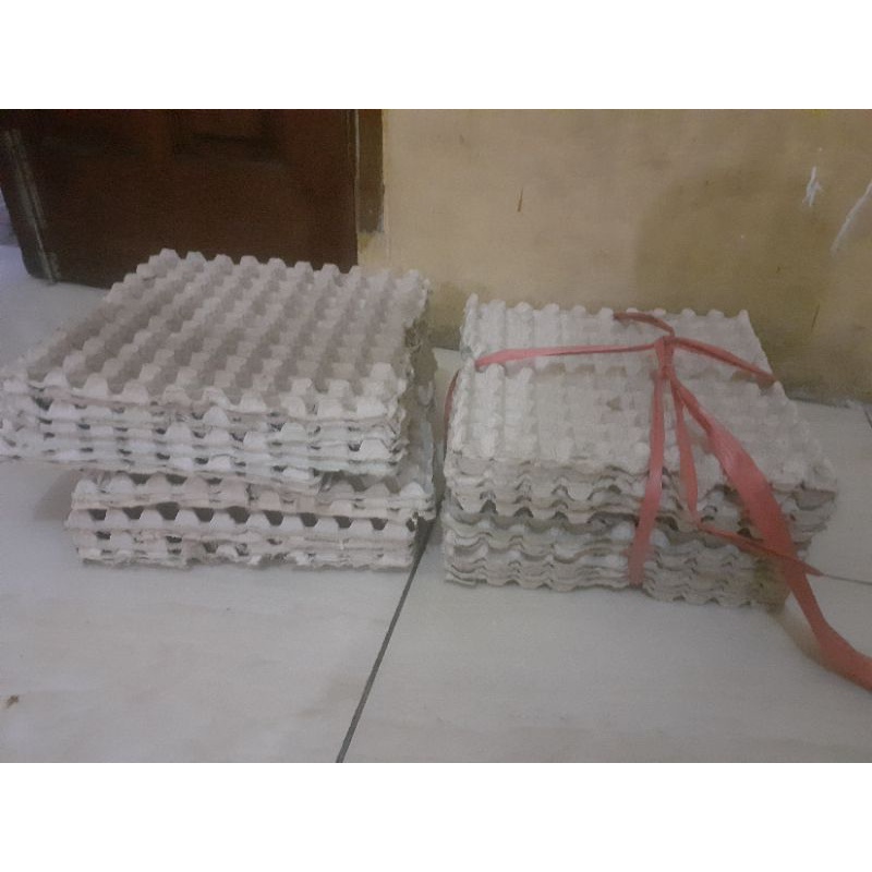 Tray Telur Puyuh bekas