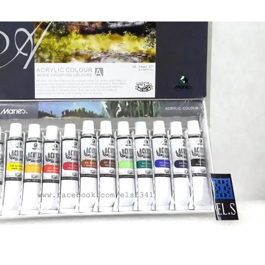 

♙ Maries Acrylic Color Set 12 ☻