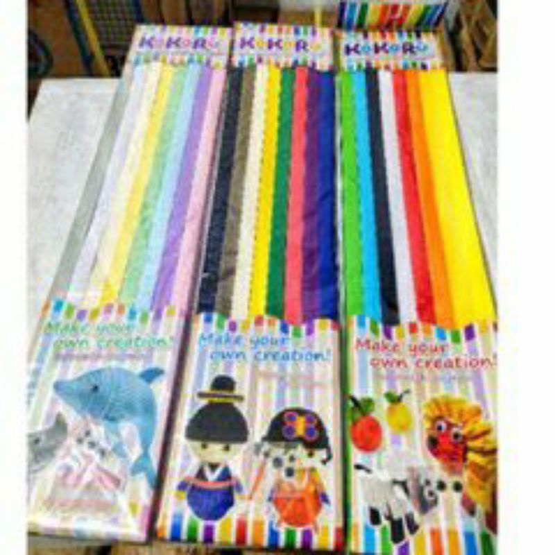 

kokoru kertas strip panjang
