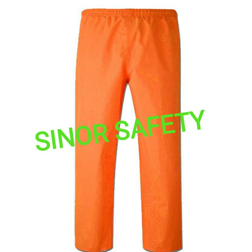 Jas Hujan RAINGARD ORANGE dan HIJAU Industrial Safety Raincoat Setelan Baju Celana Motor