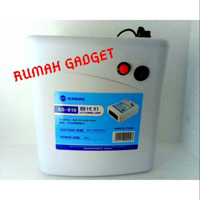 LAMPU UV/ULTRA VIOLET SUNSHINE SS-818  JIADI JD 818 ALAT SERVIS HP PEMANAS LEM