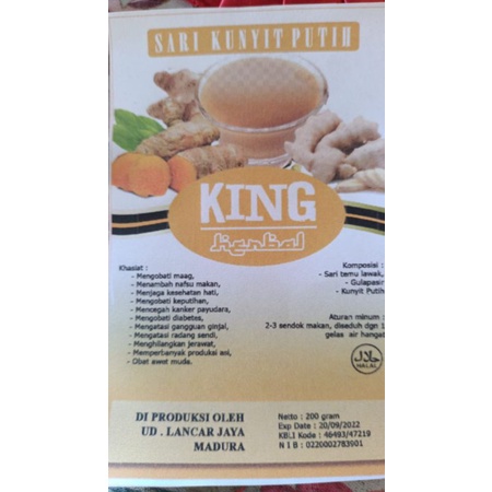 

KingHerbalSariKunyitPutih