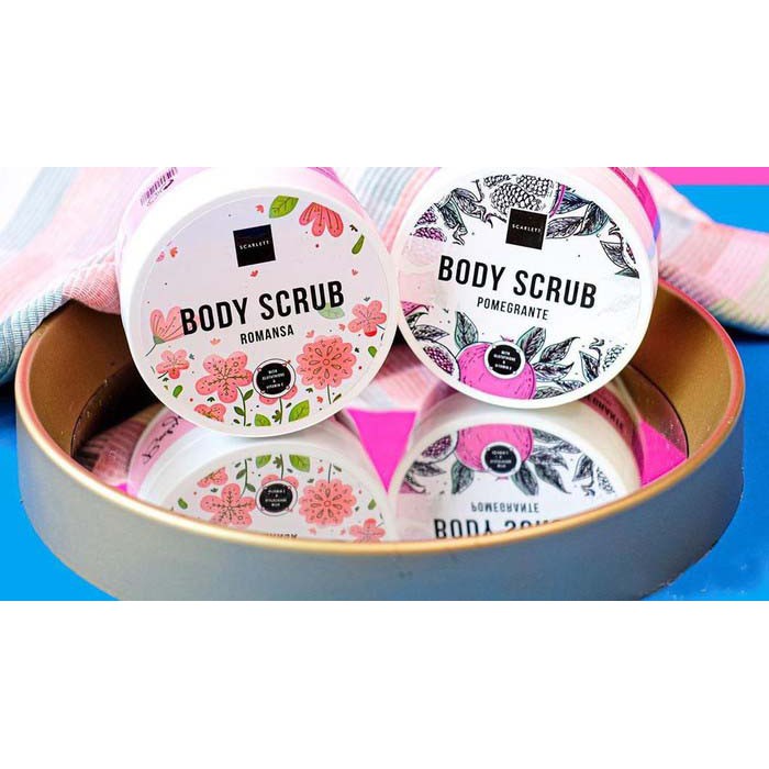 [READY] Scarlett Whitening Body Scrub Romansa Pomegrante Coffee_Cerianti