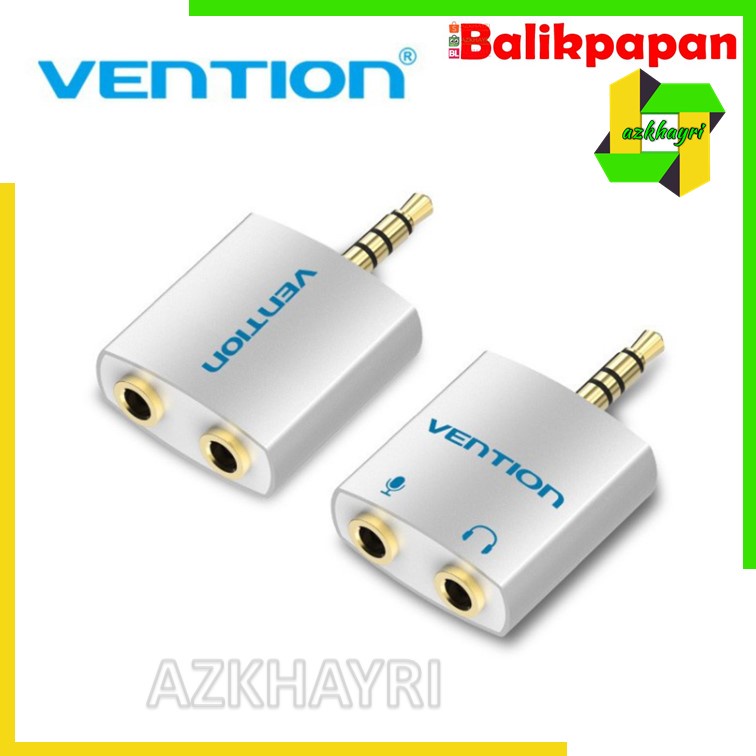 Vention Splitter Audio 3.5mm Jack Audio Connector Adapter with Mic Earphone