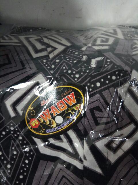 Kemeja Batik Pria Lengan Pendek M L Xl Xxl Motif G Abu Atasan Batik Seragam