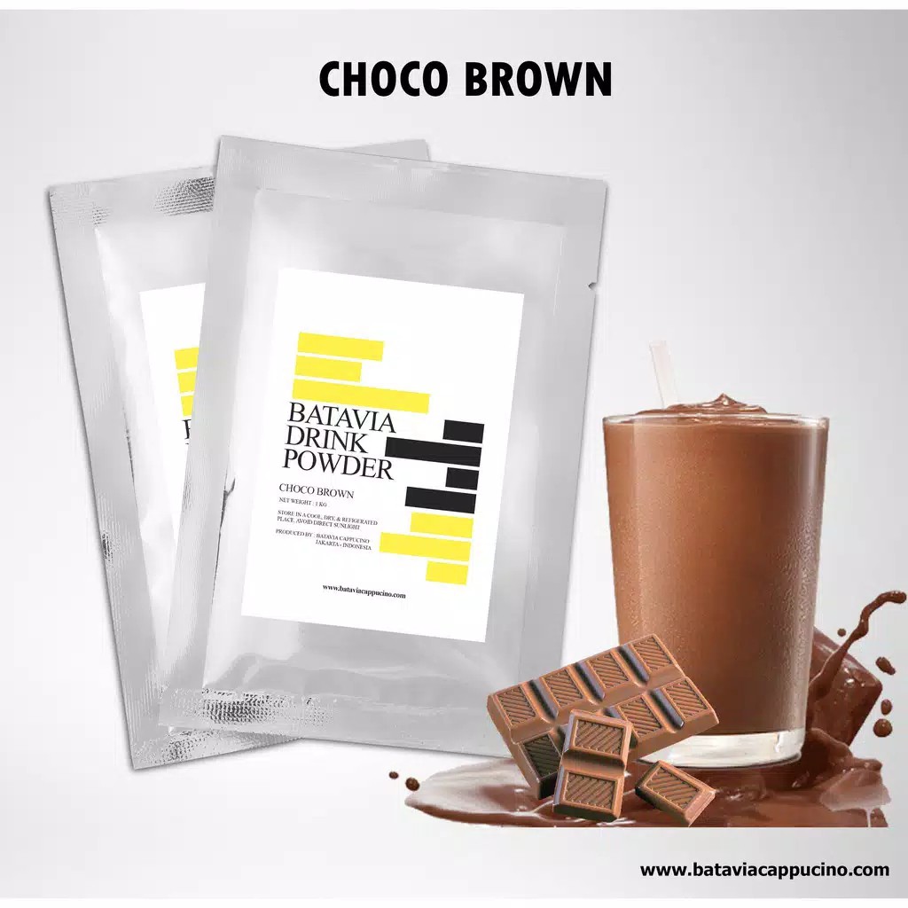 

Bubuk Minuman Premix Batavia Rasa Choco Brown 500Gram