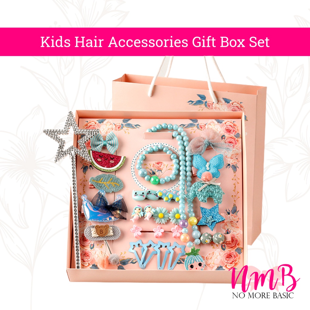 Jepitan Rambut Anak Set Box Kids Hair Accessories Gift Box Set