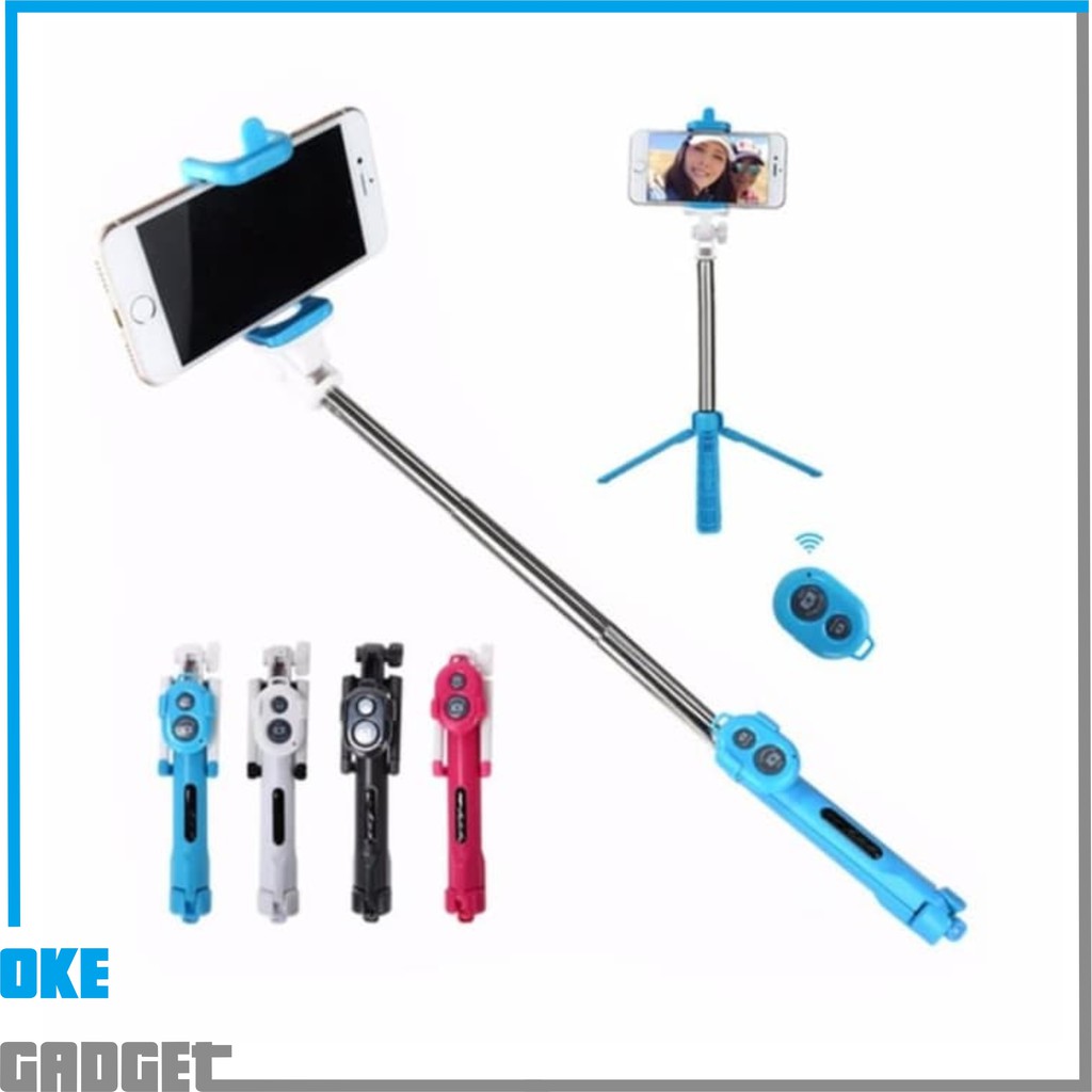 Tongsis Bluetooth Multifungsi