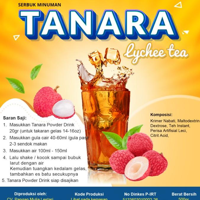 

[COD] Bubuk Minuman Lychee Tea 1kg - Serbuk Teh Leci Premium - Bandar Powder [COD]
