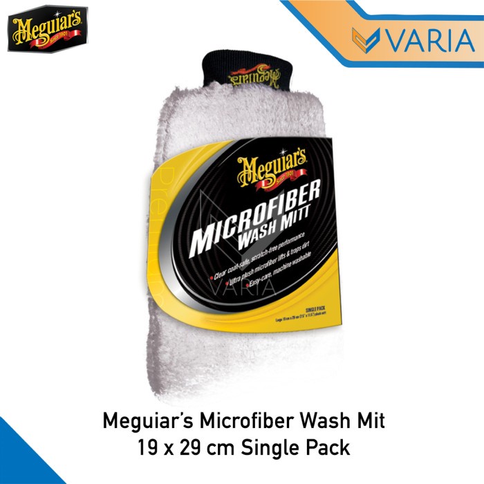 Meguiar's Microfiber Wash Mitt 19 x 29 cm Cuci Mobil Meguiars X3002