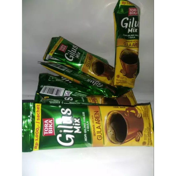 

Tora Bika Gilus Mix sensasi aroma gula aren satu renceng isi 10pcs