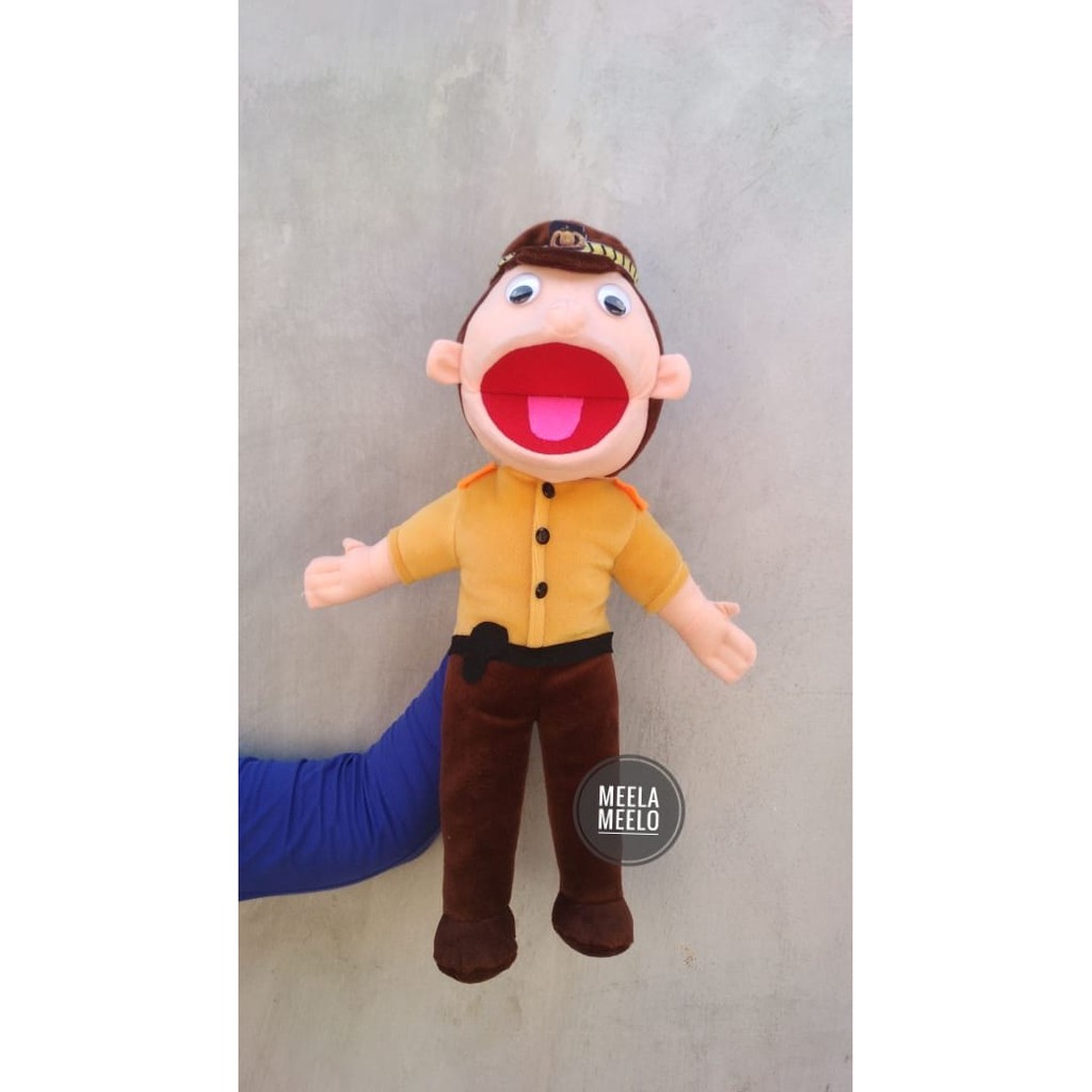 Boneka Tangan Muppet Profesi Polisi Murah |Mainan Edukasi Anak