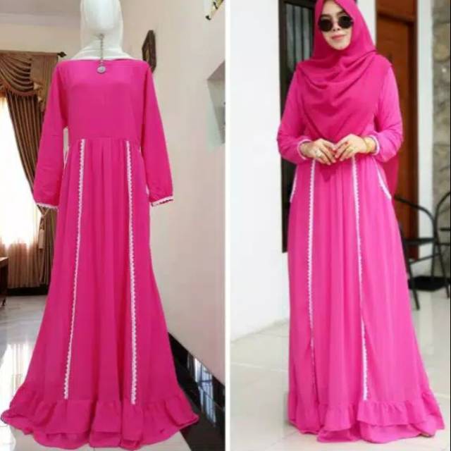 Lalisa gamis ceruty fazza