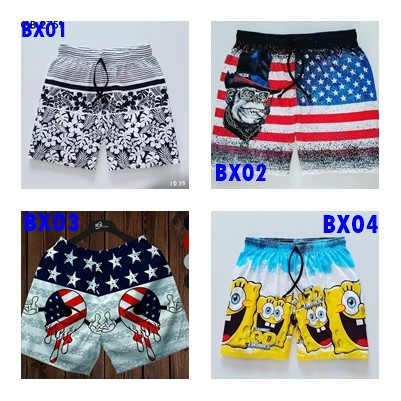 CELANA PENDEK PRIA / CELANA BOXER B004 / CELANA PANTAI B004 / Arshila_fashion