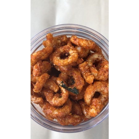 

CINCIN UDANG PEDAS DAUN JERUK JAR 300gr