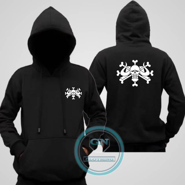 Sweater Hoodie anime one piece bajak laut Kaido logo