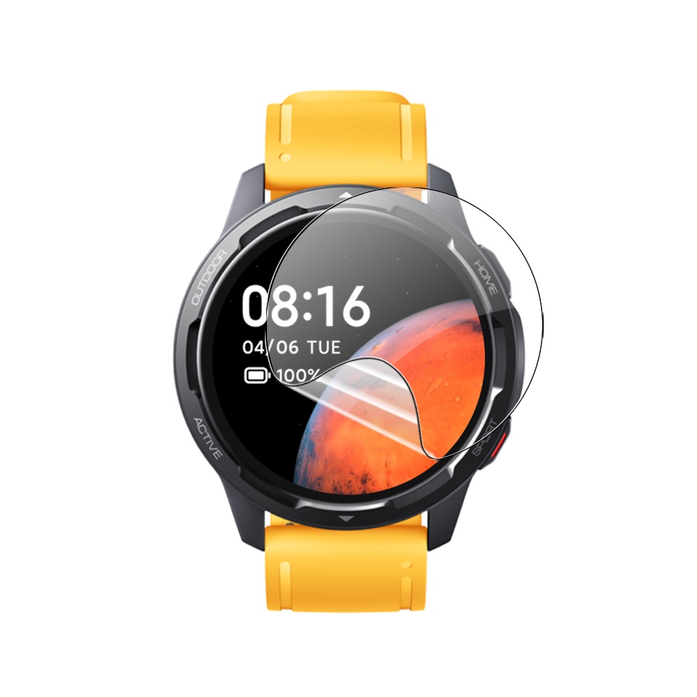 1pc Film Pelindung Layar TPU Anti Gores / Getar Flexible Untuk Smartwatch Xiaomi Watch S1 Active