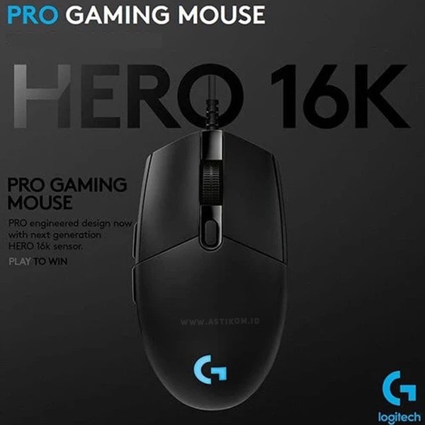 Mouse Gaming Logitech G Pro Hero Wired | By Astikom