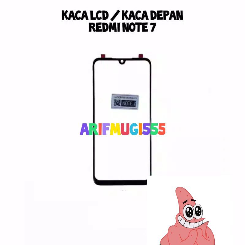 KACA DEPAN LCD TOUCHSCREEN XIAOMI REDMI NOTE 7 REDMI NOTE 7 PRO ORIGINAL GLASS