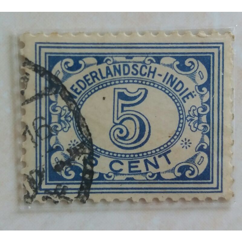 

Perangko Ned Indie Angka Tahun 1940 Single Set Used