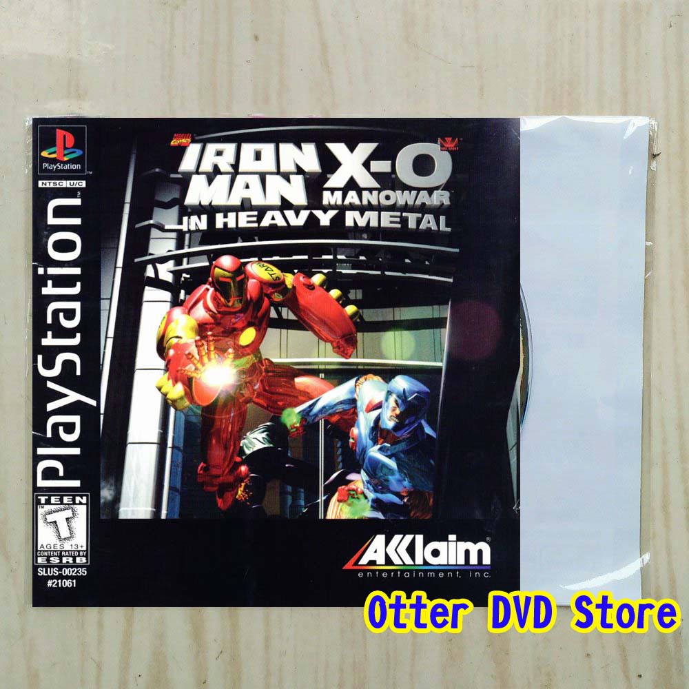 Kaset CD Game Ps1 Ps 1 Iron Man and X-O Manowar in Heavy Metal