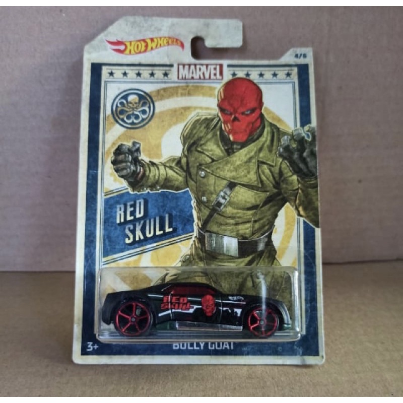 Hot Wheels Marvel Bully Goat Red Skull