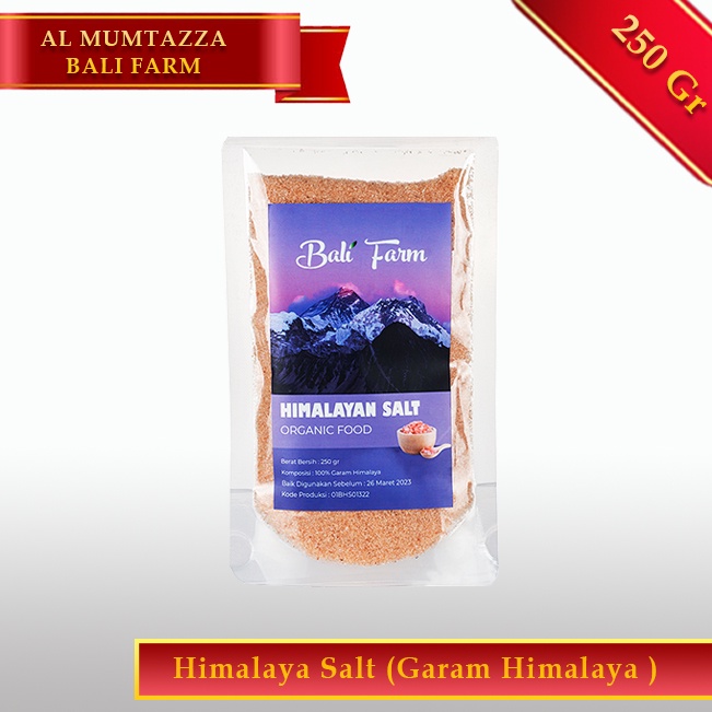 

Al mumtazza X Bali farm Garam Himalaya Salt Bumbu masak 250 gr