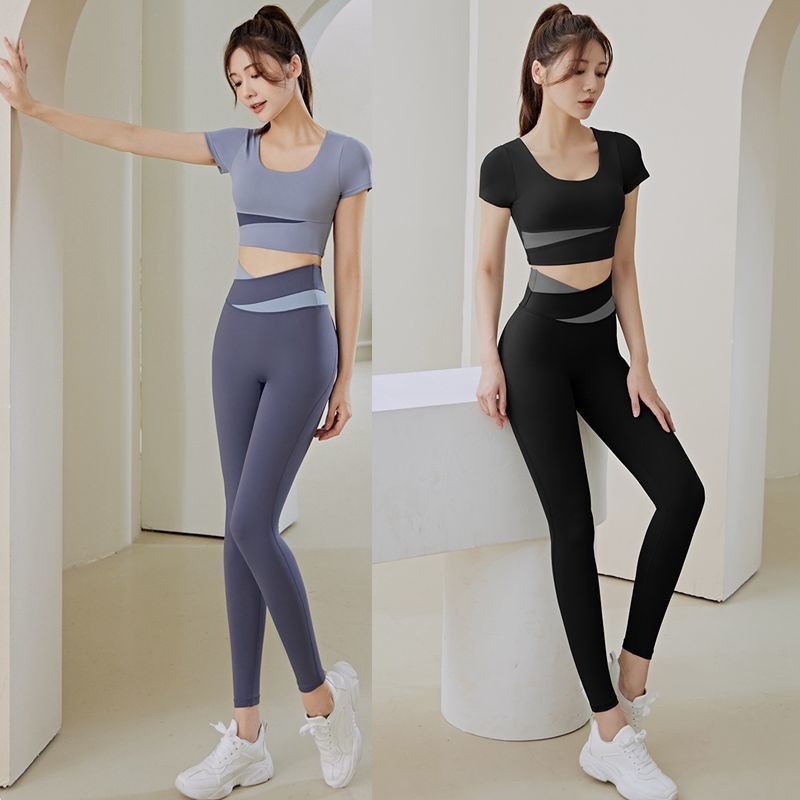 SPORTSUIT - Setelan Baju Olahraga Senam Wanita Aerobic Gym Yoga Training Zumba Fitness Set Import